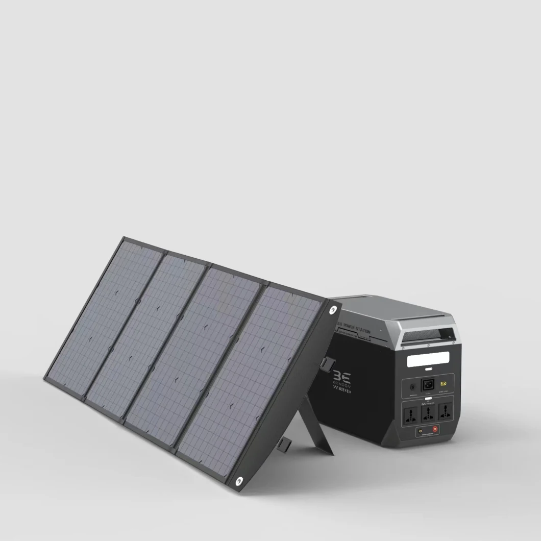 Solar Generator 110V 220V 230V AC 2000w Lithium Lifepo4 Battery Solar Portable Power Station