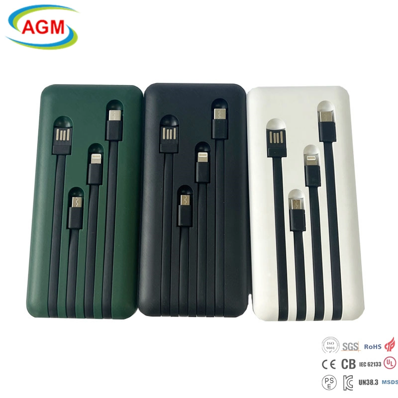 1s1p 3.7V 10000mAh Multi-Function Plug Large Capacity Power Bank