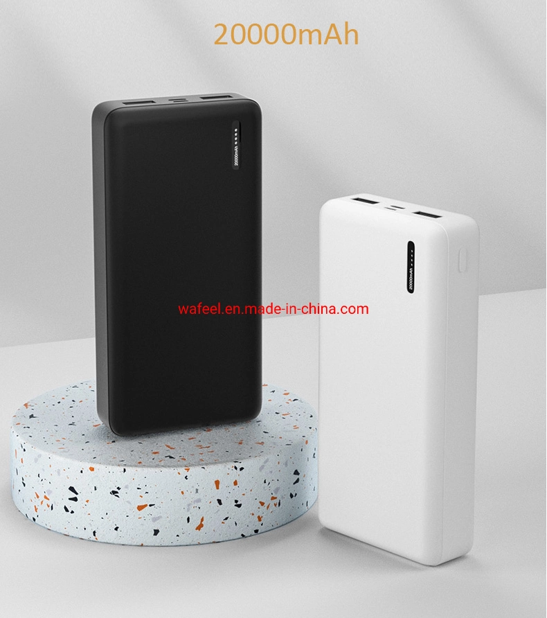 Portable Large Capacity Digital Display Mobile Power Bank 20000mAh