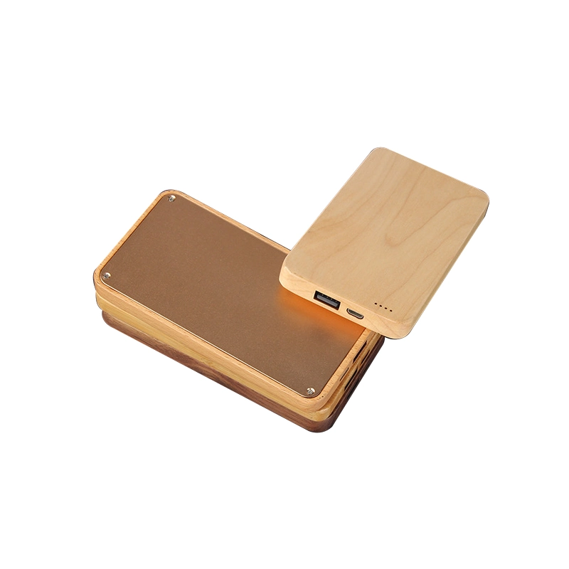 Wholesale Universal Environmental Material Wood and Bamboo Mobile Power Bank